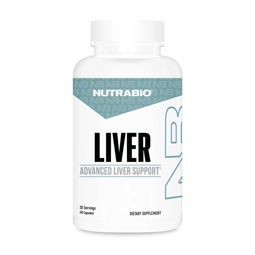 NutraBioの肝サプリメント - 抗酸化剤、ミルクアザミ肝臓デトックス、グルタチオン、Tudca - 肝臓のクレンジングデトックスと修復を促進 - 90カプセル
