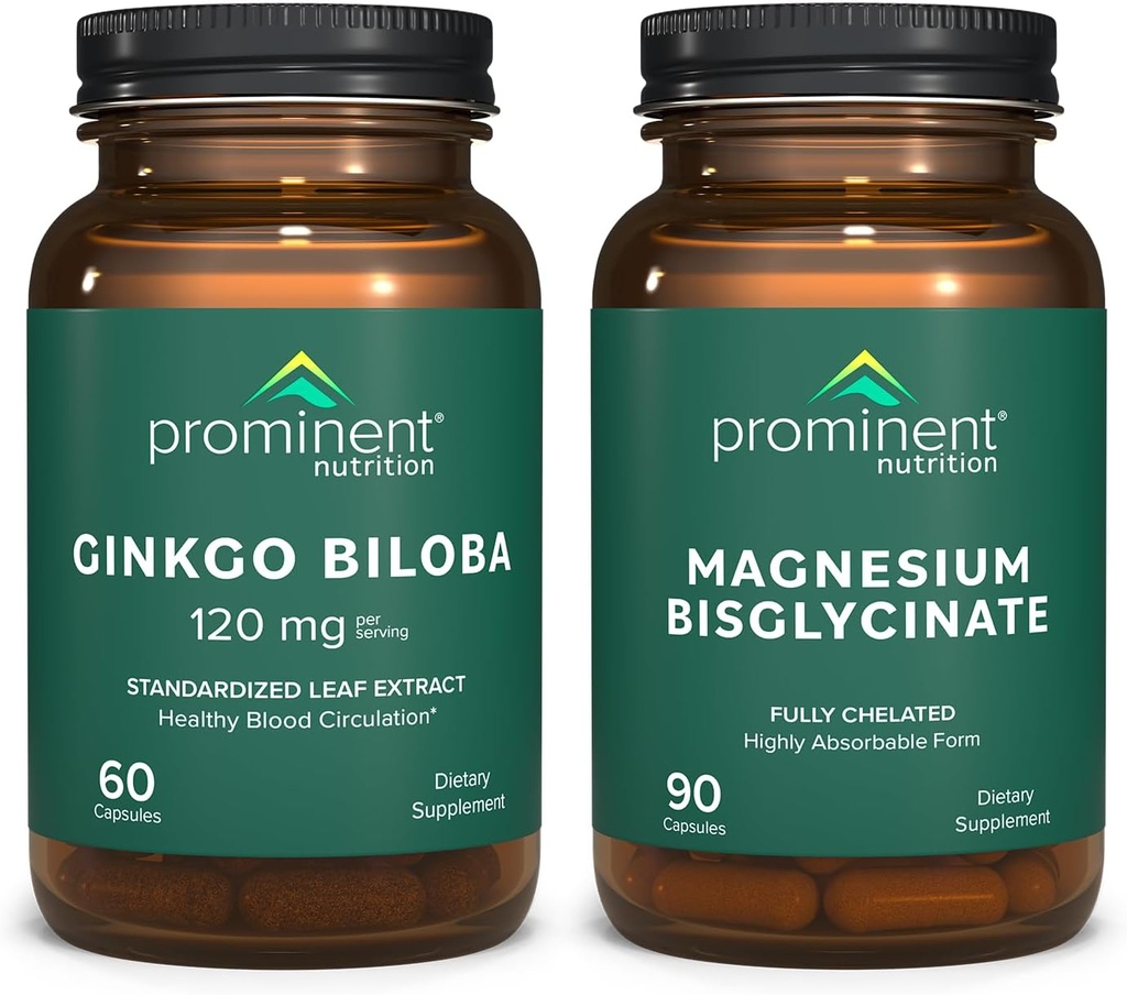 専門の栄養の認知の健康サポート バンドル-GinkgoのBilobaの補足及びマグネシウムのBisglycinateの補足