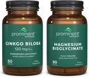 専門の栄養の認知の健康サポート バンドル-GinkgoのBilobaの補足及びマグネシウムのBisglycinateの補足