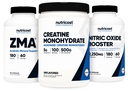 ナトリコストクレアチン500グラム、ニトリ酸化物180カプセル、ZMA 180カプセルバンドル