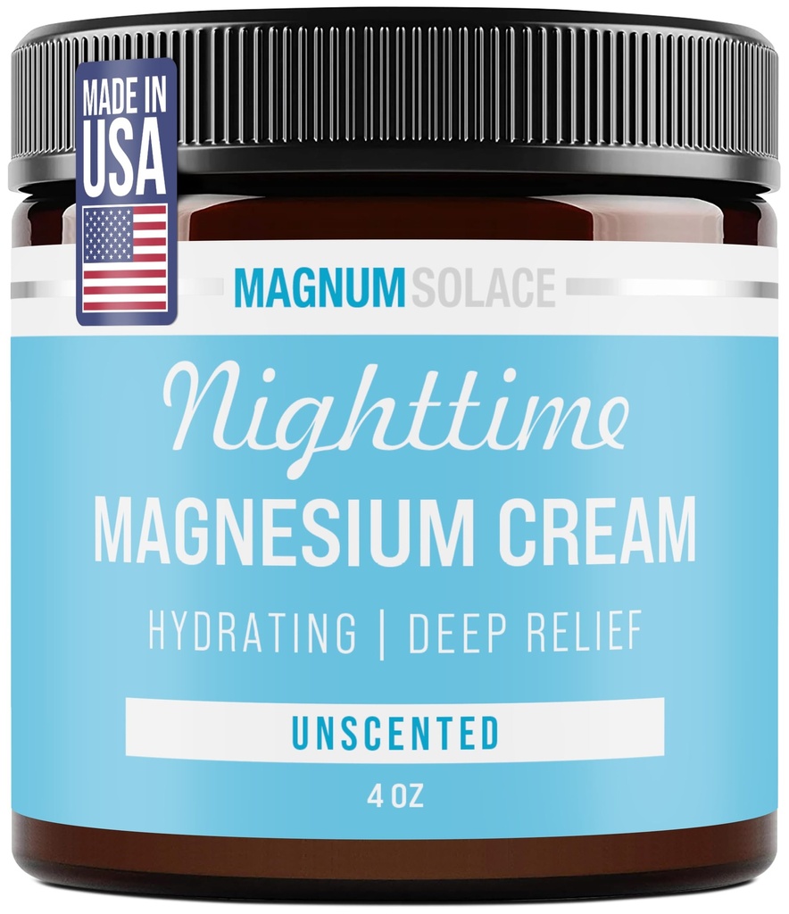 Magnum Solaceのマグネシウムのローション–水和の夜間クリームは足、腕または箱に適用します-子供(Unscented)のためになされるTopical塩化物の米国