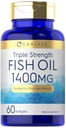カーライルトリプル強度オメガ3フィッシュオイル | 1400mg | 60Softgels | Non-GMO、グルテンフリーサプリメント