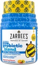 Zarbee's Kid's Daily Probiotic Blend Gummies with 2 Strains for Digestive Support; Easy To Chew; Gluten-Free & Drug-Free; Ages 2+; ナチュラルフルーツ味; 50 カウント