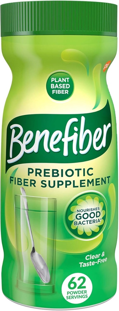 Benefiberの消化器の健康、毎日の繊維の粉、不燃 - 62のサービング(8.7のOunces)のための毎日のPrebiotic繊維の補足の粉