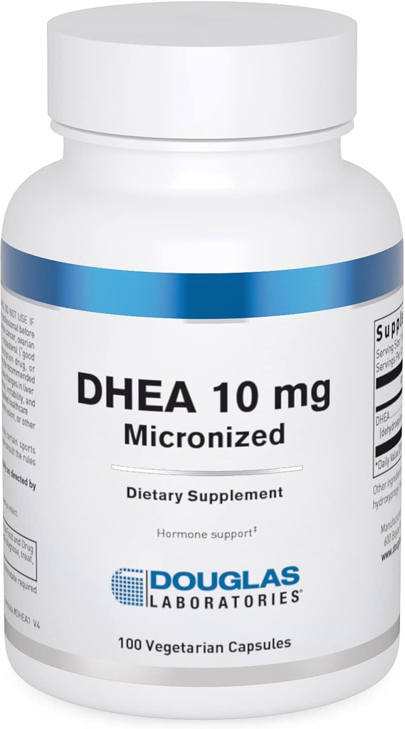 Douglas の実験室 DHEA 10 の mg のカプセル - Micronized -サポート ホルモンのバランス、免除、頭脳、骨の健康及び代謝* - Non-GMO - 100 のベジタリアン カプセル