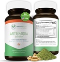 Artemisia Trinity | Cleansing for Adults with Wormwood Herb & Artemisinin 30:1 Extract | Resistance & Digestive Support | Herbal Supplements | Pure, Plant-Based, 90 Caps