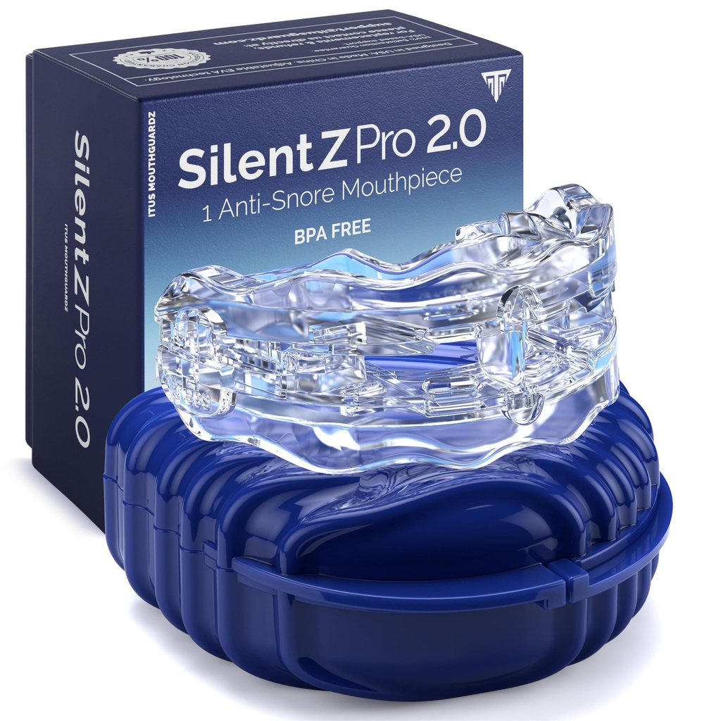 Itus Mouthguardz:SilentZPro 2.0 - 米国設計及びFDA-Cleared Anti Snore Mouthpiece - 十分に調節可能な反Snore Mouthの監視 - 専門の特許を取られた反Snore装置、媒体