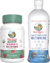 女性向けMaryRuth's Multivitamin Gummies(いちご) & Liquid Nighttime Multimineral(パイナップル) | クリーンラベルプロジェクト Verified® | USDA Organic & Vegan | ビューティー, 就寝ルーチン, 健康全般