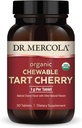 Mercola Organic Chewable Tart Cherry博士(30カプセル)、非GMO、グルテンフリー、大豆フリー