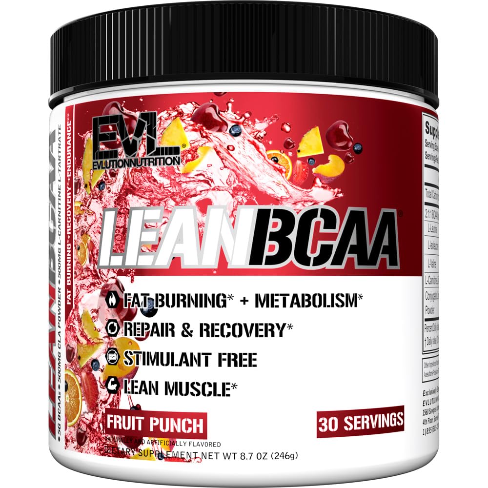 興奮剤の自由な傾きBCAAの粉 - CLAのカルニチンおよび2:1の分岐させたチェーン アミノの酸のEvlutionの栄養BCAAsのアミノ酸の粉は筋肉回復脂肪を燃やし、Metabolism -フルーツ パンチを支えます