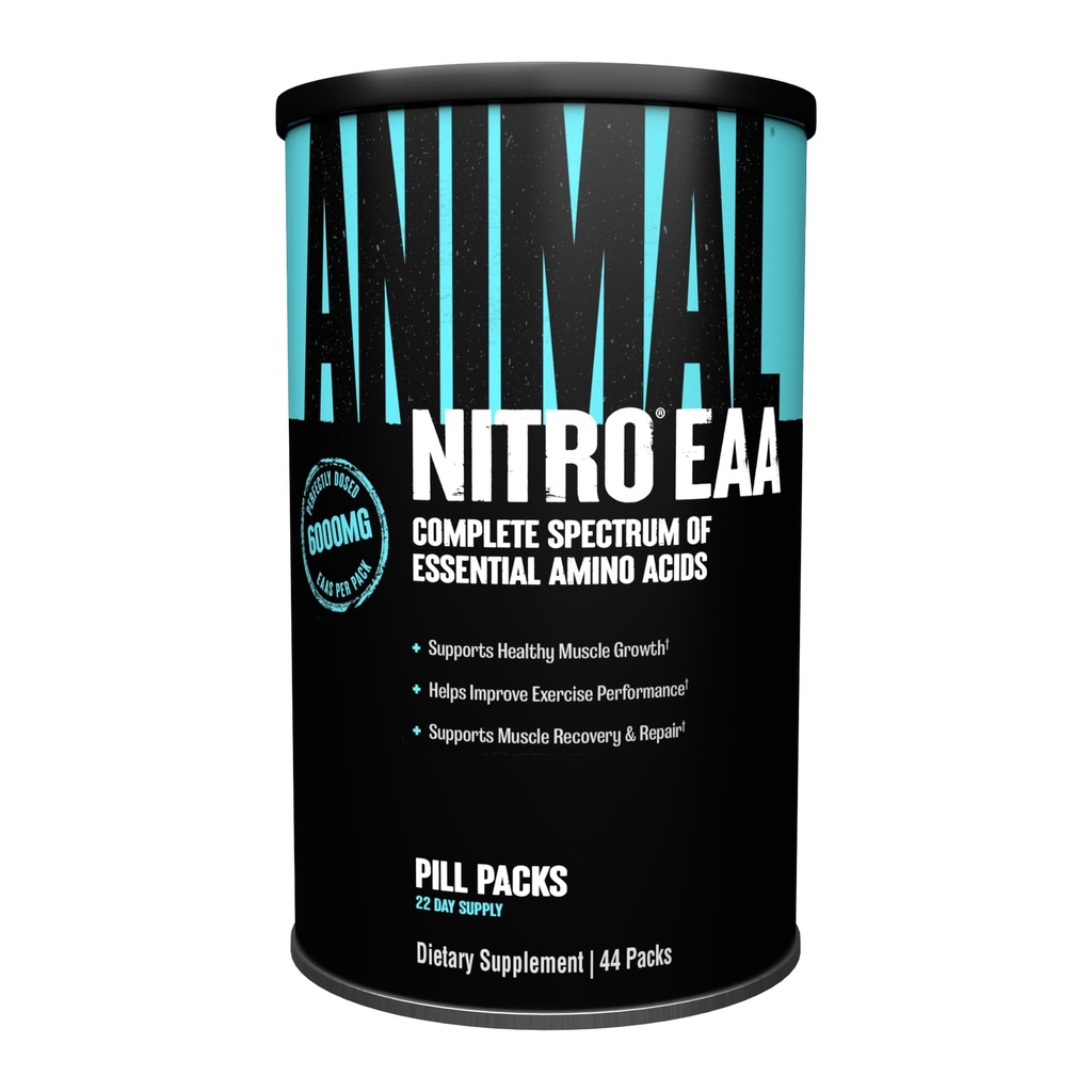 動物のNitro EAA - ポストワークアウトの回復および修理は、リーン筋肉成長を、人および女性のための必須のアミノ酸及びBCAAの補足の完全なスペクトル支えます、44のパック支えます