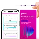 Proov - 女性用30-40 + - あなたのホルモンバランスと浸透停止段階 - 測定FSH、LH、エストロゲン&プロゲステロン - 1サイクルテストキット