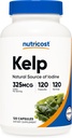 Nutricost Kelp Capsules, 325mcg of Iodine, 120 Capsules, Vegetarian, Non-GMO & Gluten Free