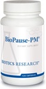 Biotics Research BioPause PM Night Time Menopausal Support Hormonal Balance、Black Cohosh、Lemon Balm、Passionflower、リラクゼーションとカルムを促進し、Circuadian Rhythms、Leekly 120Capsを規制