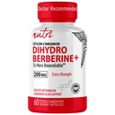 Nature's Fusions Dihydroberine Supplement 200mg 60カプセル - Ceylon Cinnamon、5Xより有効な通常のBerberine HCL - Nutriサプリメント