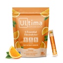 Ultima Replenisher毎日電解パウダードリンクミックス – 砂糖無料 – オレンジ, 20 スティックパック – 6 キー電解液とトレースミネラルの水分補給パケット – ケトフレンドリー, ビーガン, 非GMO