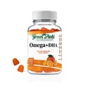 Greenfield Nutritions Halal Omega 3 Chewable Gummies with DHA for 大人 - 60 Gummy Halal Vitamins - 頭脳、心臓、免疫システムをサポート - ビーガン、非GMOグルテンフリーのゼラチンフリーハラールビタミン