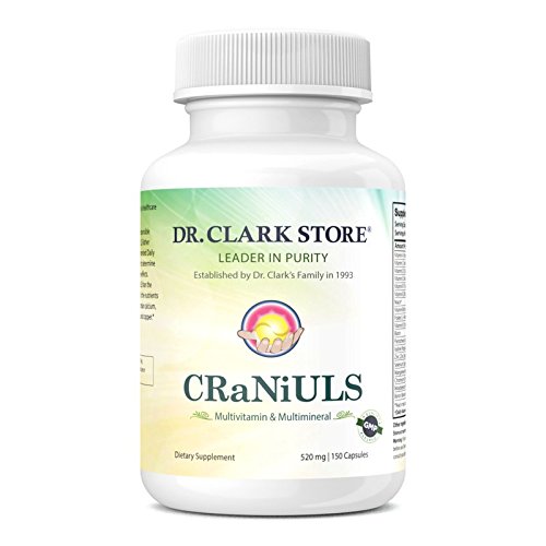 クラークストアCRaNiULS(マルチビタミン&ミネラル)、520mg 150ゼラチンカプセル