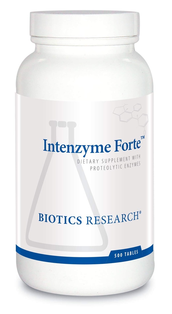 バイオティクスの研究のIntenzyme ForteTM Proteolytic Pancreatic酵素、Pancreatin、Bromelain、Ppain、Lipase、Amylase-Supplementサポート健康な蛋白質の消化–Immune及び循環機能500のタブレット