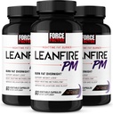 フォースファクターLeanFire PM, 女性と男性のための減量の丸薬, 脂肪バーナーと一晩の減量の丸薬を燃焼する, ブーストMetabolism, 信じられないほどの結果のための睡眠を改善する, 60 カウント (のパック 3)