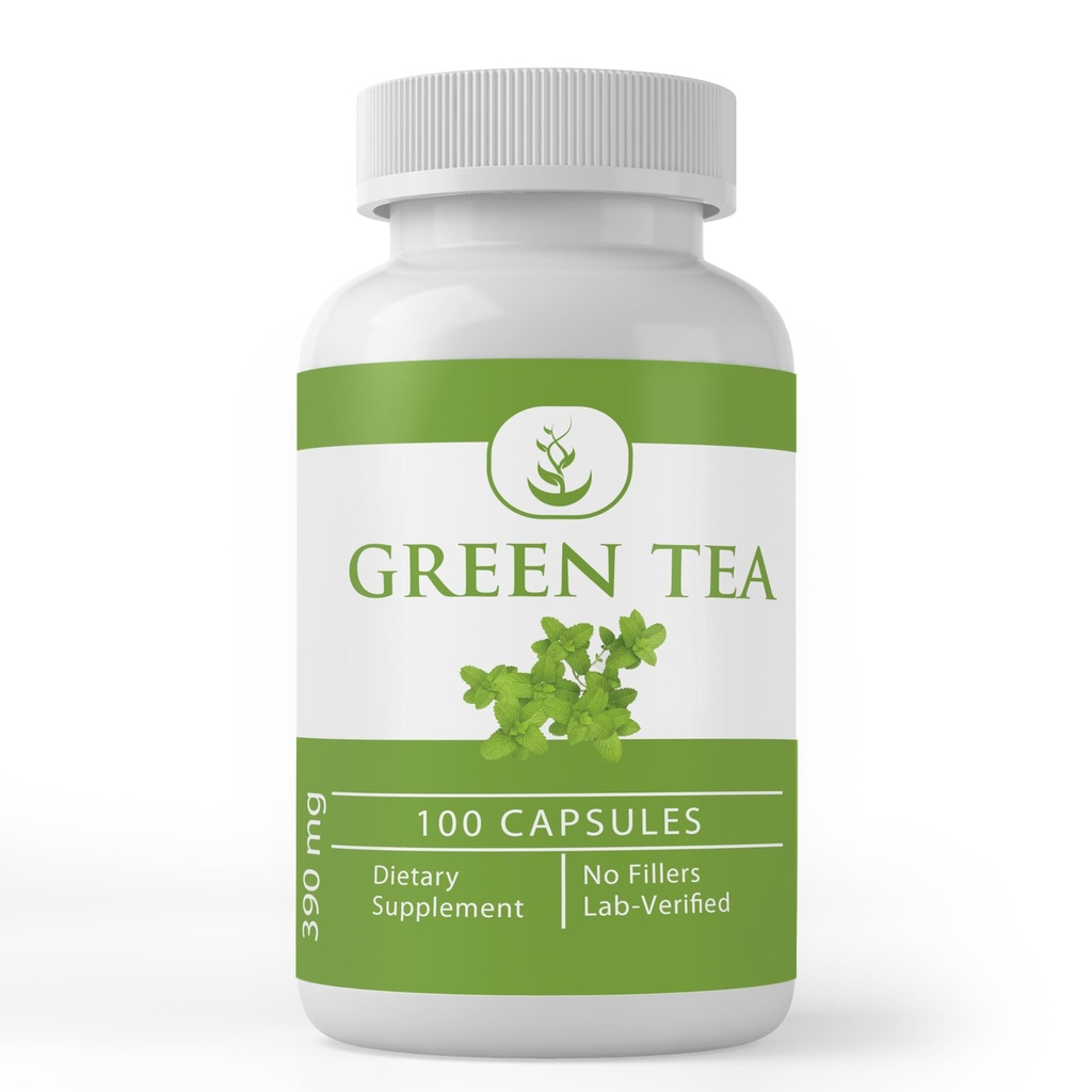 ピュアの元のINGREDIENTSの緑茶のエキス、(100のカプセル)常に純粋、添加物か注入口、実験室は確認しました