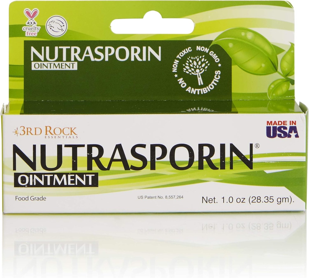 3rdロックエッセンシャルNutrasporinシルバー軟膏、有毒、石油フリー、非抗生物質、ファーストエイド、食品グレード軟膏、1.0oz、1のパック