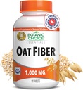 Botanic Choice Oat Fiber - Natural Dietary Supplement for Digestive Health - Women and Men - 90 Tablets (1000mg)