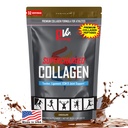 PhysiVantage Supercharged Collagen Peptides Powder - Hydrolyzed Collagen for Joint, Tendon, Ligament, & Skin Health Support - Chocolate, Keto, Paleo, 16oz | Enhanced with Vitamin C, BCAAs, Grass-Fed