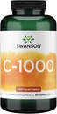 Swanson ビタミン C w/ローズ HIPS - 皮膚の健康を促進するハーブサプリメント, 心臓の健康 & 免疫システム サポート - 自然処方プロテクション & ウェルネス - (90 カプセル, 1000 mg 各)