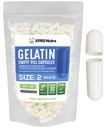 XPRSのNutraのサイズ2の空のカプセル- 100の計算の空のゼラチンのカプセル-Pills DIYのカプセルの詰物-Do-It-Yourselfの補足のための純粋な牛のゲルの帽子(白)