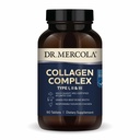 Dr. Mercola Collagen Complex - 皮膚とコネクティブティッシュをサポート - I型、II型、III型コラーゲン - 非GMO型グルテンフリー&大豆フリー - 90錠(30分)