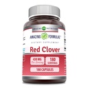 アメイジングフォーミュラレッドクローバー 430 Mg サプリメント | カプセル | ノンGMO | グルテンフリー | アメリカ製(1パック | 180カウント)