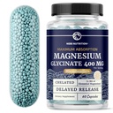 マグネシウム グリシナート 400mg | 睡眠・カルム・筋肉の弛緩・心・骨・神経サポート | アドバンストマイクロビーズ | チェラテッド・マグ グリシナート | 60 Ct