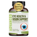 ビジョンサポート - ブルーリービジョンのための最高の目のビタミン。 Macular Health、Eye Vision、Eye Strain、FatigueのLuteinの大人のための目の補足。 鋭い視野を支える亜鉛およびビタミンAを使って。
