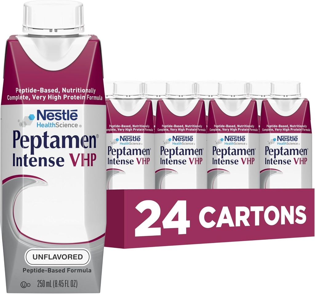 ネスレPeptamenのIntense VHPの管の供給の方式のUnflavored 250のmLのカートン24 Ct