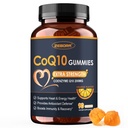 ZEBORAのCoQ10 200mgのグミー、中心及び免疫の健康サポートのためのCoenzyme Q10、強力な酸化防止剤、Boostsエネルギー、自然なオレンジ味、非GMO、90のグミー