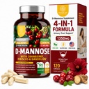 ナンバーワンの栄養物の女性および人のためのDのマンノーズの補足[最高の強さ、1350MG]クランベリー、尿道の健康、120の計算のためのハイビスカスそしてタンポと自然なD-Mannose