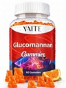 VAITE Glucomannan Gummies 2000mg – Amorphophallus Konjac Root Extract – 植物ベースの毎日の繊維サポート – ビーガン溶性繊維サプリメント – グルテンフリー, 大豆フリー – 60 ガミー – 簡単に咀嚼