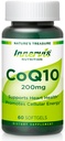 心臓の健康とエネルギーの代謝のための高吸収CoQ10 200mgのSoftgels - スタテン ユーザーのための強力な酸化防止サプリメント - 内視鏡栄養による30日の供給
