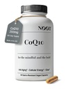NOOT CoQ10 200mg - 高吸収-Coenzyme-Q10、心と認知の健康と免疫サポートのための抗酸化剤、エネルギー生産、Ubiquinone、ビーガン、Coq 10サプリメント、Nootropic、60カプセル