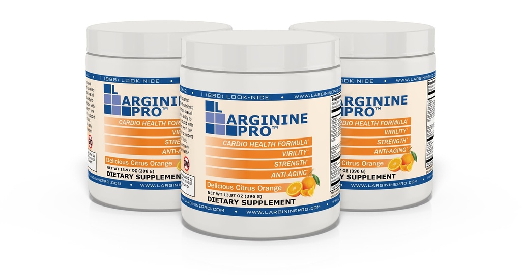 L-ARGININE PRO | 5,500mg L-Arginine Plus L-Citrulline 1,100mg オレンジパウダー ドリンク ミックスサプリメント 窒素酸化物産出量増加