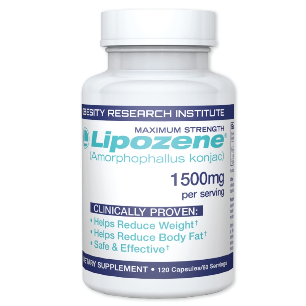 Lipozene メガ ボトル - 120 カプセル、利用可能な最大のサイズを作る - 食欲抑制剤