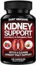 Kidney Support Cleanse Detox & Repair -120 Capsules - Cranberry & Astragalus Root Pills for Women and Men | High Strength Liver Cleanse Detox Supporting Urinary Tract & Bladder Health