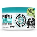 Dinoviteの犬の歯科粉、ブラシなしの息の芳香剤及び歯のクリーニングのプロバイオティクス及び後生物質、口頭心配の悪い呼吸の処置、米国、30日の供給でなされる中型の犬