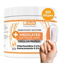 Nootie Medicated Ear Finger Wipes with Chlorhexidine for Dogs, Gentle Dog Ear clean Wipes for Itchy, Sensitive Ears - Wax, Dirt Buildup, Odor 80 Wipes - アメリカ製