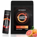 OxyEnergy液体Lカルニチンサプリメント1000mg - 毎日の使用、ゼロカロリー、砂糖フリー、刺激フリー脂肪燃焼&耐久性ブースター、21オンザゴー個々の液体スティックのための遺伝子