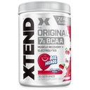 Xtend 元の BCAA の粉、7g BCAAs および筋肉回復水和のための 2.5g L グルタミンおよび細い筋肉、砂糖は電気分解物、チェリーのエアヘッド、30 のサービングが付いている自由なイントラそしてポストのワークアウト ドリンクを働かせます
