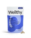 WellthyナイトタイムThermogenic - ビタミンB6、Ashwagandha及びMelatonin - 女性の夜間のThermogenic - 女性の自然な減量の補足、60ct