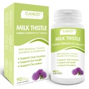 CANLIST ミルクのこのカプセル 1000mg の無菌 9:1 のエキス、肝臓の健康サポート、解毒及び清潔な、酸化防止及び腸の健康、非 GMO のグルテンフリー、90 のカプセル