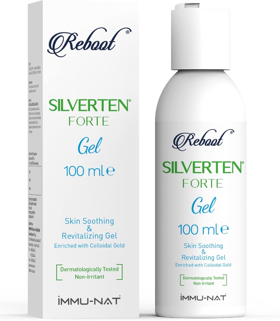Reboot の銀製のフォルテ-抗菌銀製の傷の心配のゲル- 3.4oz -燃焼、かゆみ及び傷のための速いファースト・エイドの救助-冷却、和らげること及び再生-子供及びペットのために安全